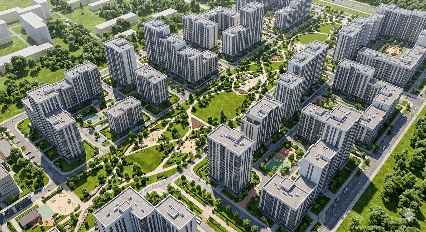 Residential Complex Fly-Through